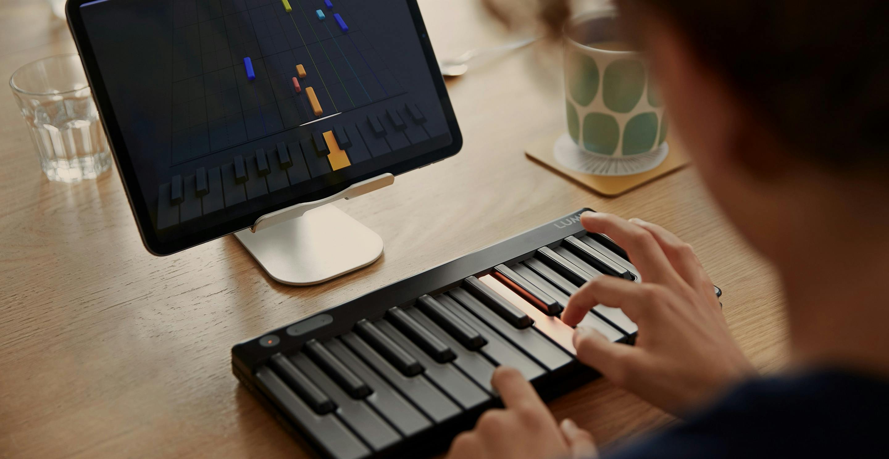 learn piano through sound and vision
