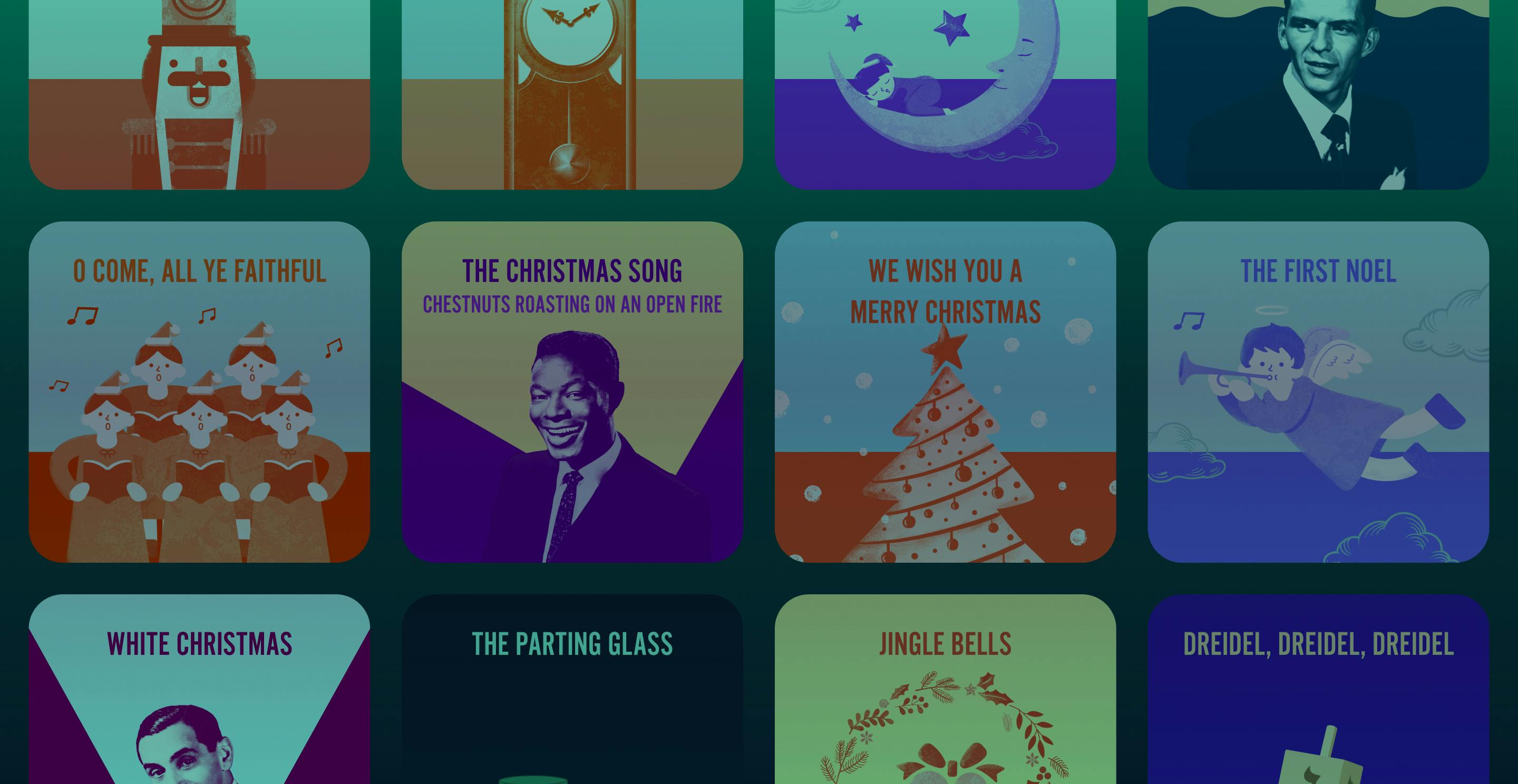 Seasonal songs to play on the LUMI app