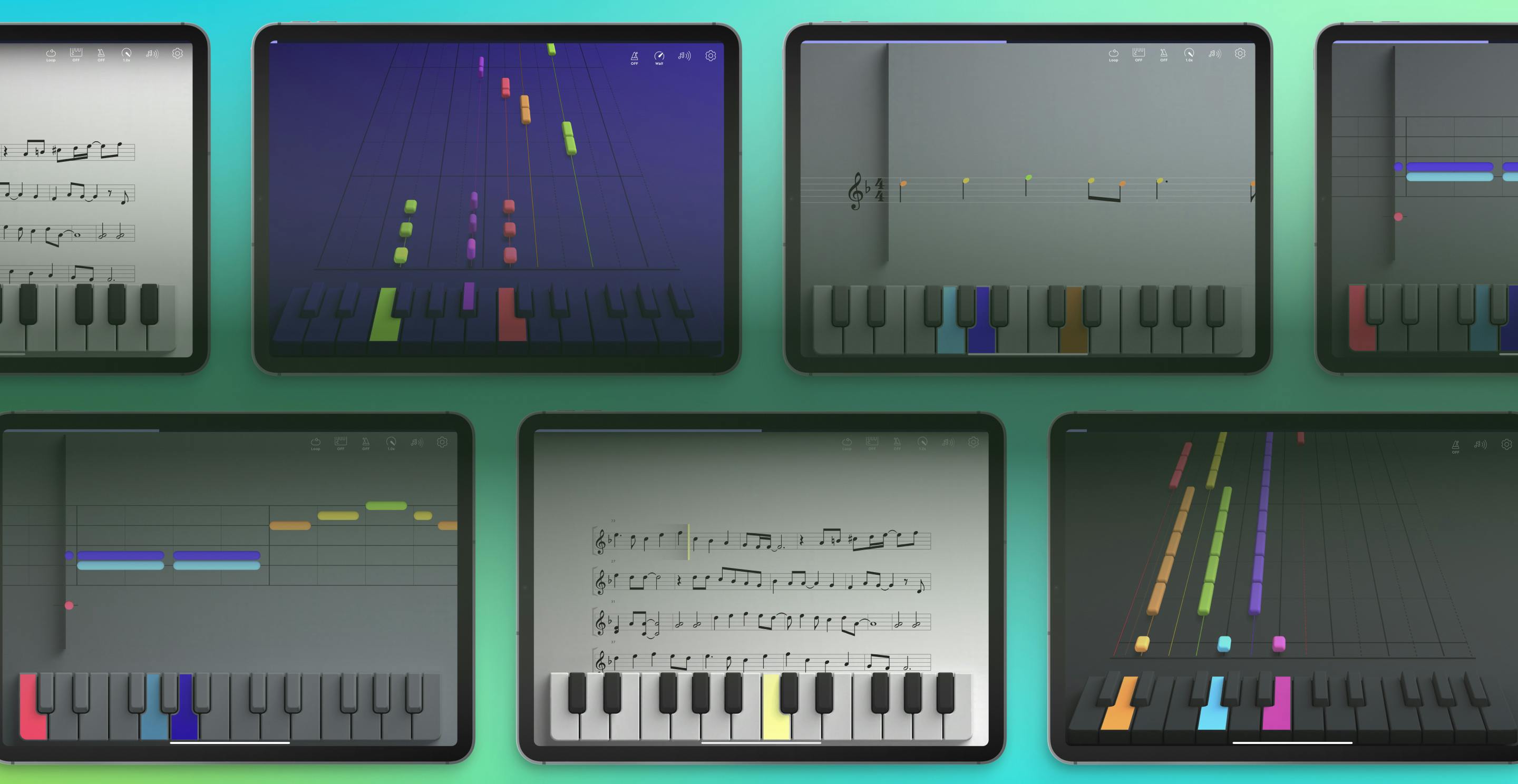 Music notation in the LUMI app explained